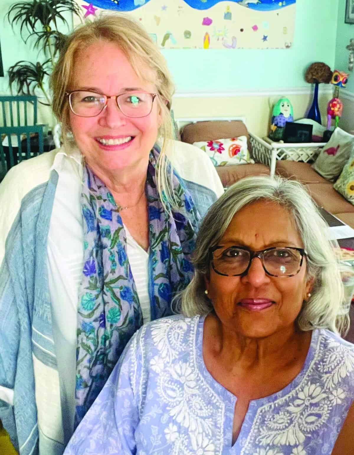 Nancy Ruth Barber with Bina Patel